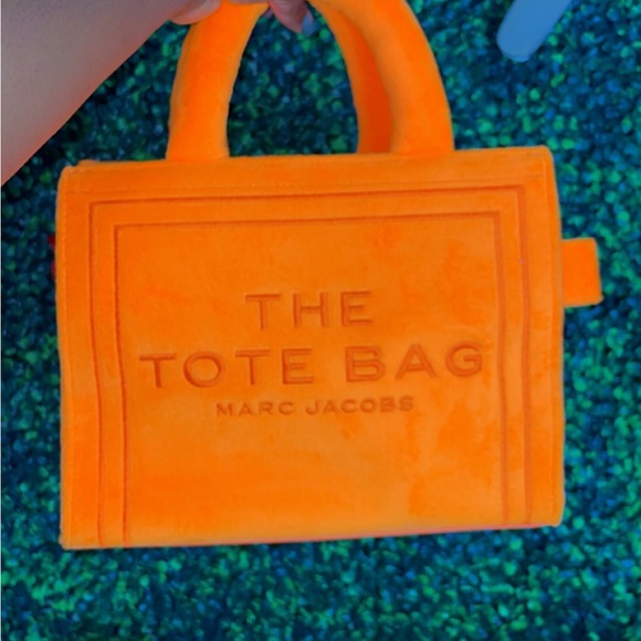 Orange Marc Jacob Fuzzy Fall Tote